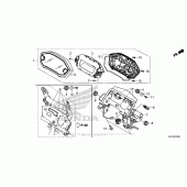 Схема вузла: Спідометр для Honda CRF250 CRF250RL Rally