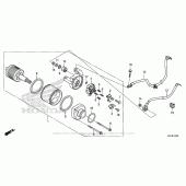 Схема узла: Стартер электрический для Honda CMX300 Rebel
