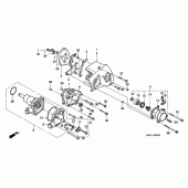 Схема узла: Водяной насос (VFR750FR/FS/FT/FV) для Honda VFR750F Interceptor