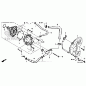 Схема узла: Водяной насос для Honda CBR600 CBR600RR