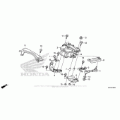 Схема вузла: Steering Damper для Honda CBR1000 CBR1000RR Fireblade