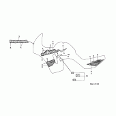 Схема вузла: Stripe / mark для Honda XL600 Transalp