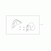 Схема узла: Knuckle visor для Honda CBF1000