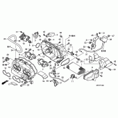 Схема вузла: Повітряний фільтр для Honda CB1000 CB1000R