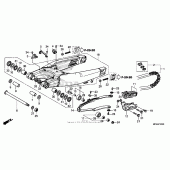 Схема вузла: Задній важіль (Маятник) для Honda CRF450 CRF450R