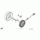 Схема узла: Генератор для Honda CBR1000 CBR1000RR Fireblade