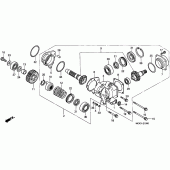 Схема вузла: Вал хрестової для Honda VT1100 Shadow Sabre
