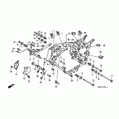 Схема узла: Рама для Honda VT1100 Shadow Aero