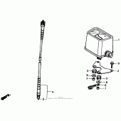 Схема вузла: Спідометр 88-92 для Honda XR600