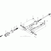 Схема вузла: Задній важіль (Маятник) для Honda GL1500 Gold Wing Interstate