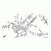 Схема узла: Рама для Honda FJS600 Silver Wing
