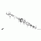 Схема узла: Балансир для Honda CB1100 CB1100SF X11