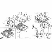 Схема узла: Воздушный фильтр для Honda GL1500 Gold Wing Aspencade