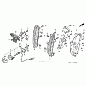 Схема узла: Зад. поворотники для Honda NRX1800 Valkyrie Rune