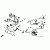 Схема вузла: Електрообладнання для Honda CBR600 CBR600F Hurricane