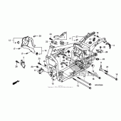 Схема узла: Рама для Honda VT750 Shadow Phantom