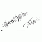 Схема узла: Привод стартера для Honda ST1100 Pan-European