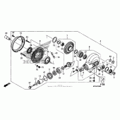 Схема вузла: Final driven gear для Honda VT1300 Sabre