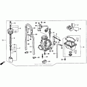 Схема узла: Карбюратор 97-98 для Honda CR250
