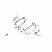 Схема узла: Боковой обтекатель для Honda GL1500 Gold Wing Special Edition