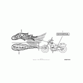 Схема вузла: Marks (2) для Honda CMX250 Rebel