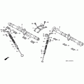 Схема узла: Распредвал и Клапан для Honda CBR1000 CBR1000F