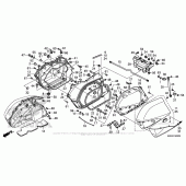 Схема вузла: Saddlebag для Honda GL1800 Gold Wing F6B Bagger