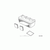 Схема вузла: Coin holder для Honda GL1800 Gold Wing