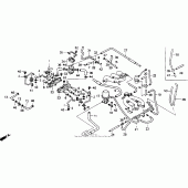 Схема вузла: Tubing (2) для Honda GL1500 Gold Wing Interstate