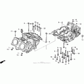 Схема узла: Картер двигателя для Honda VFR750F VFR750R (RC30)