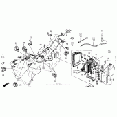 Схема узла: Жгут проводки i для Honda GL1500 Gold Wing Interstate