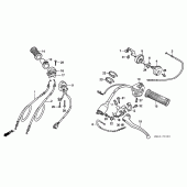 Схема вузла: Switch / cable для Honda VFR400