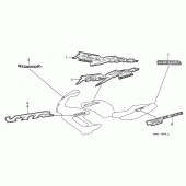 Схема вузла: Label read the manual (V / W / X / Y) для Honda VTR1000 Firestorm