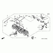 Схема узла: Дроссельная заслонка (ASSY.) для Honda CB900 Hornet