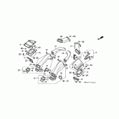 Схема вузла: Обтічник pocket / air duct для Honda GL1500 Gold Wing Special Edition