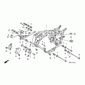 Схема вузла: Рама для Honda VT1100 Shadow ACE