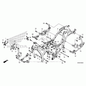 Схема узла: Рама для Honda NC700