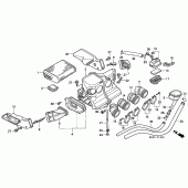 Схема узла: Воздушный фильтр для Honda CBR1000 CBR1000F