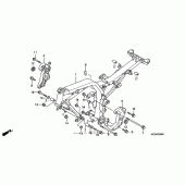 Схема вузла: Рама для Honda CB900 919