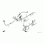 Схема узла: Педаль(Лапка) для Honda CMX250 Rebel