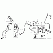 Схема вузла: Кабель перемикач для Honda CBR900RR CBR919RR Fireblade