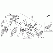 Схема узла: Задний тормозной суппорт для Honda CR250