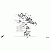 Схема вузла: Center Cover для Honda NC700