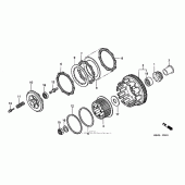 Схема вузла: Clutch (01- 06) для Honda CBR600 CBR600F4i