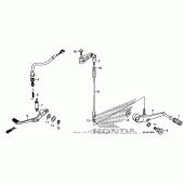 Схема узла: Лапка тормоза & Лапка переключения для Honda CBR600 CBR600RR