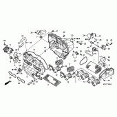 Схема вузла: Повітряний фільтр для Honda CB600F Hornet