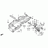 Схема узла: Заднее крыло для Honda CB900 Hornet