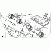 Схема узла: Карбюратор (ASSY.) для Honda CBR600 CBR600F Hurricane