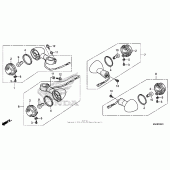 Схема узла: Поворотники (2) для Honda VT750 Shadow Spirit