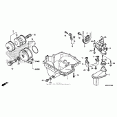 Схема вузла: Масляний насос & Піддон для Honda CBR1000 CBR1000RR Fireblade